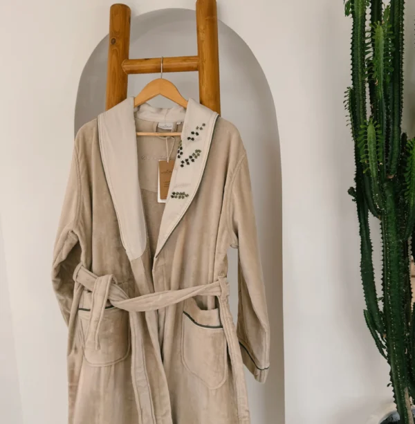 ست حوله تن پوش 4 تکه زنانه برند ecocotton مدل Derin
