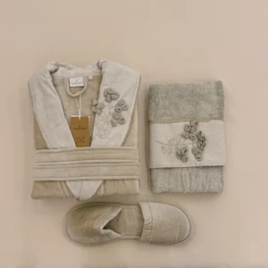 ست حوله تن پوش 4 تکه زنانه برند ecocotton مدل Masal