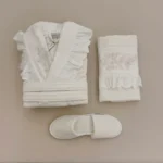 ست حوله تن پوش 4 تکه زنانه برند ecocotton مدل Elsa