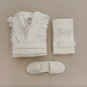 ست حوله تن پوش 4 تکه زنانه برند ecocotton مدل Elsa
