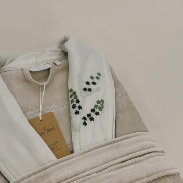 ست حوله تن پوش 4 تکه زنانه برند ecocotton مدل Derin