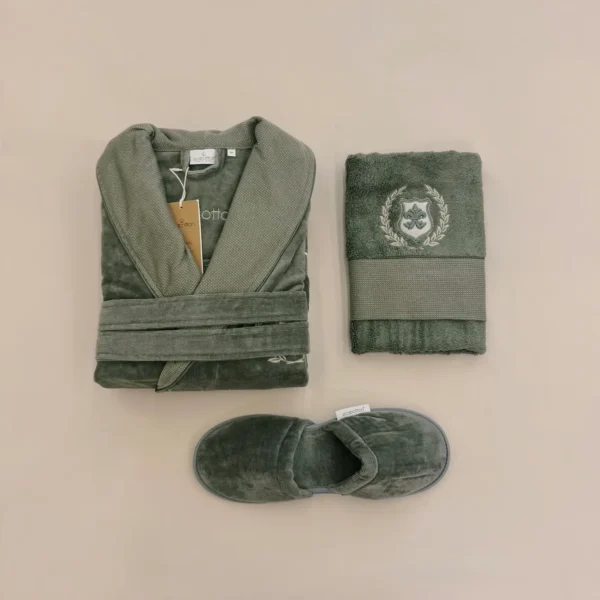 ست حوله تن پوش 4 تکه مردانه برند ecocotton مدل Masal