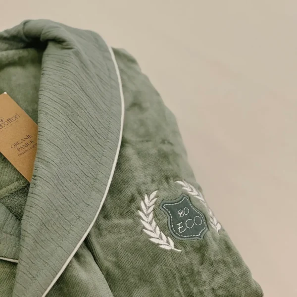 ست حوله تن پوش 4 تکه مردانه برند ecocotton مدل Derin