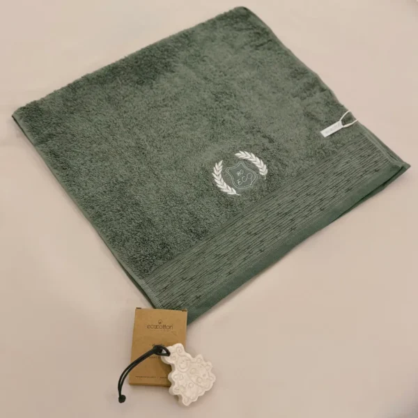 ست حوله تن پوش 4 تکه مردانه برند ecocotton مدل Derin