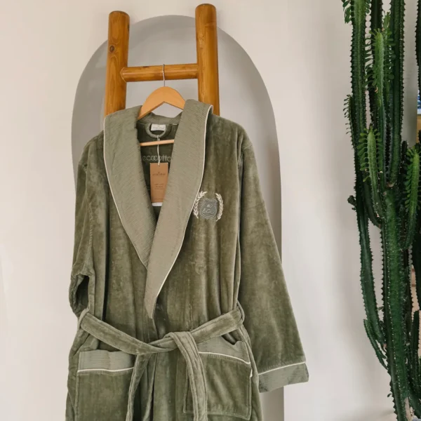 ست حوله تن پوش 4 تکه مردانه برند ecocotton مدل Derin