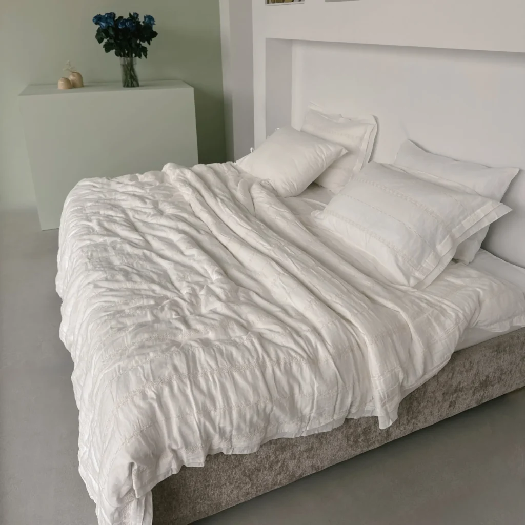 سرویس ملحفه کینگ سایز برند اکوکاتن مدل هافسا