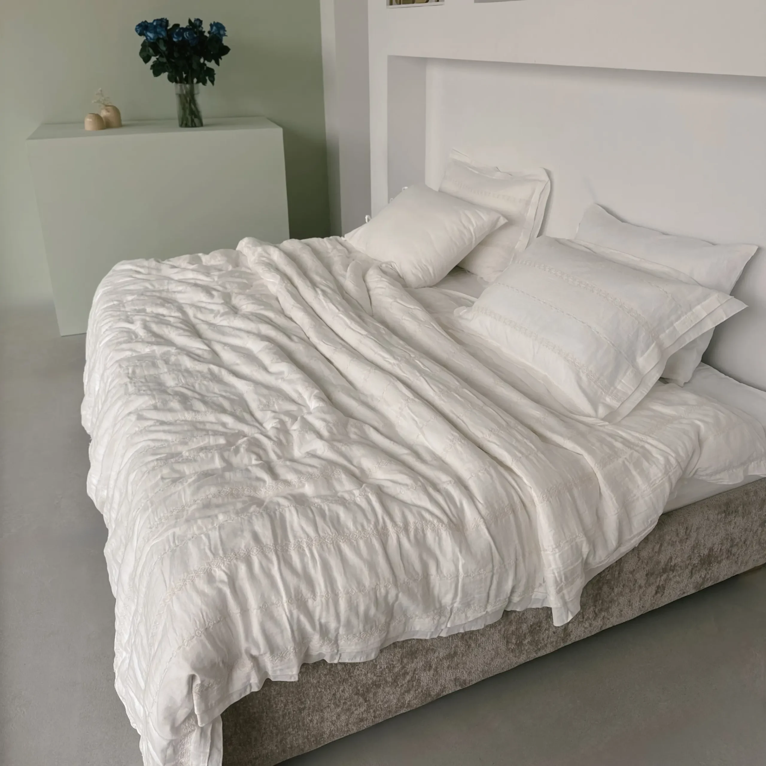 IMG_2795 سرویس ملحفه کینگ سایز برند اکوکاتن مدل هافسا