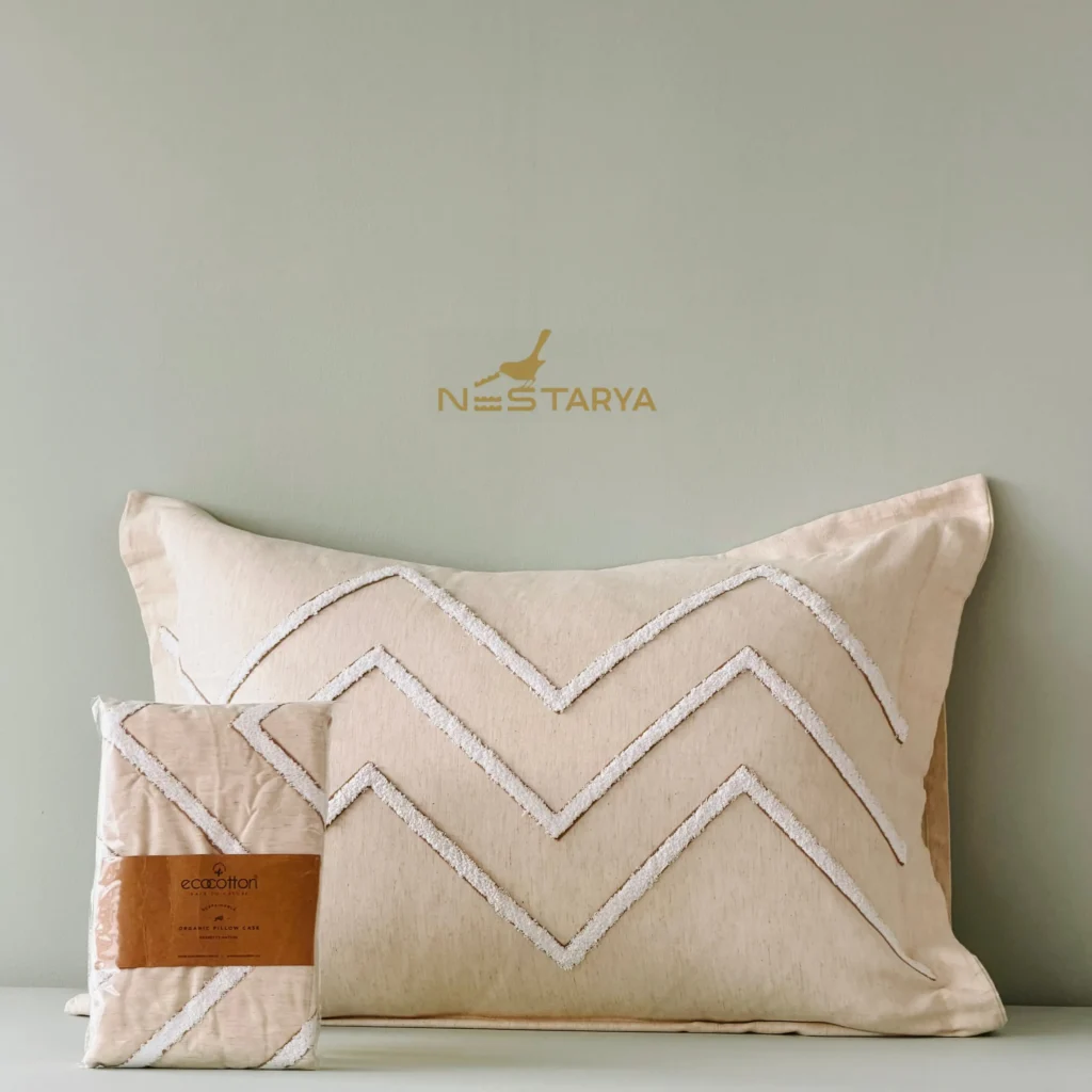 روبالشی تالیا بژ برند اکوکاتن