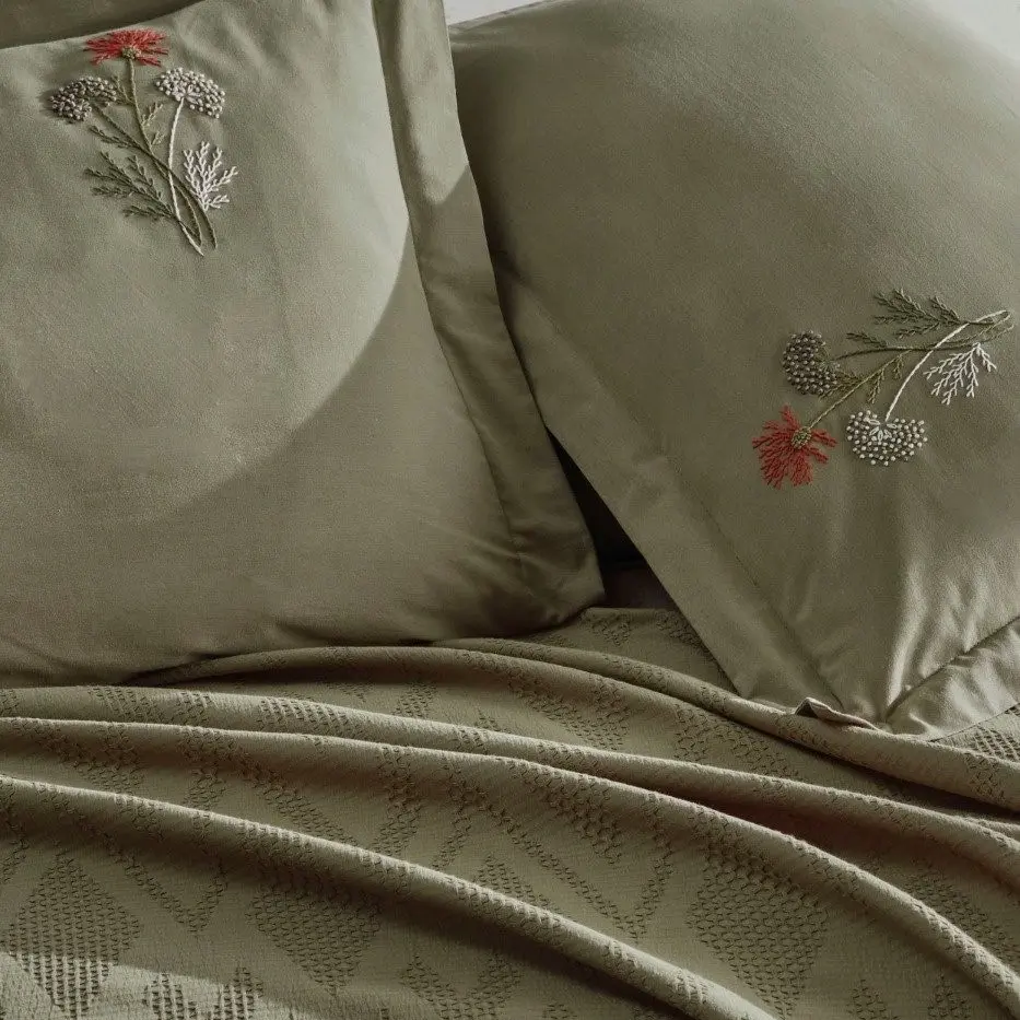 ست روتختی نوریس سبز برند شاهسر