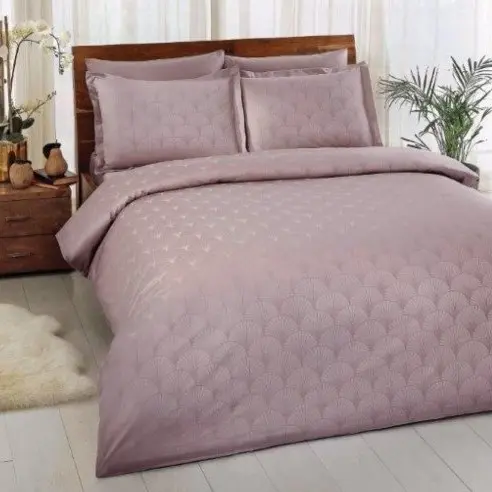 سرویس ملحفه ژاکارد ساتن تاچ مدل کراس یاسی