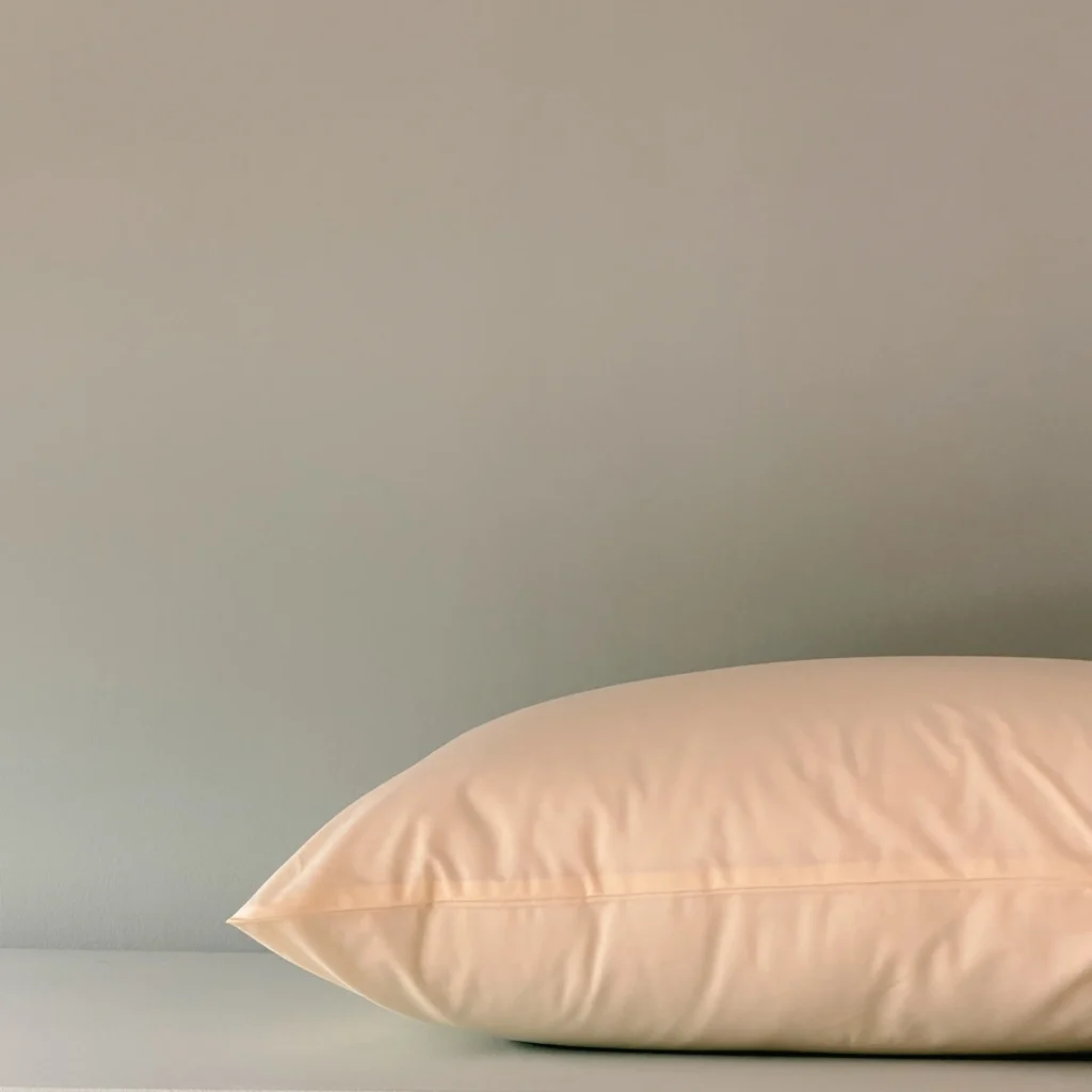 روبالشی صورتی کرم تیره