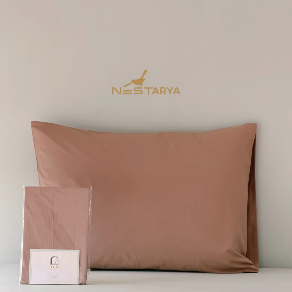 روبالشی ساده قهوه ای روشن برند نست