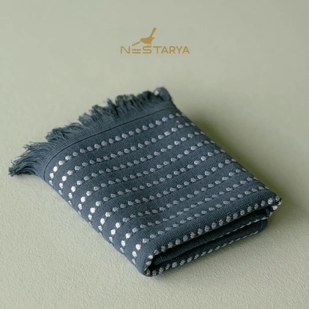 دستمال آشپزخانه برلینو سورمه ای برند شاهسر