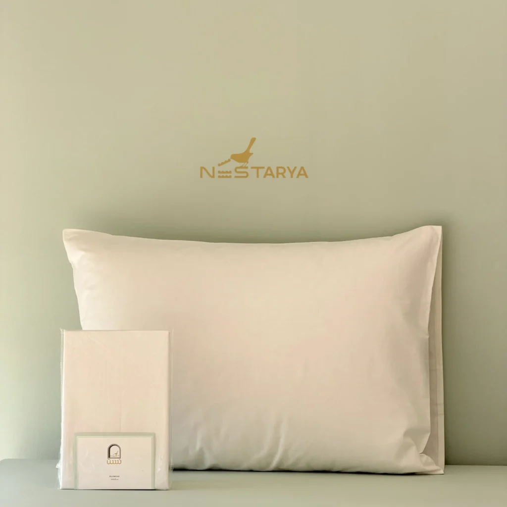 روبالشی ساده کرم برند نست