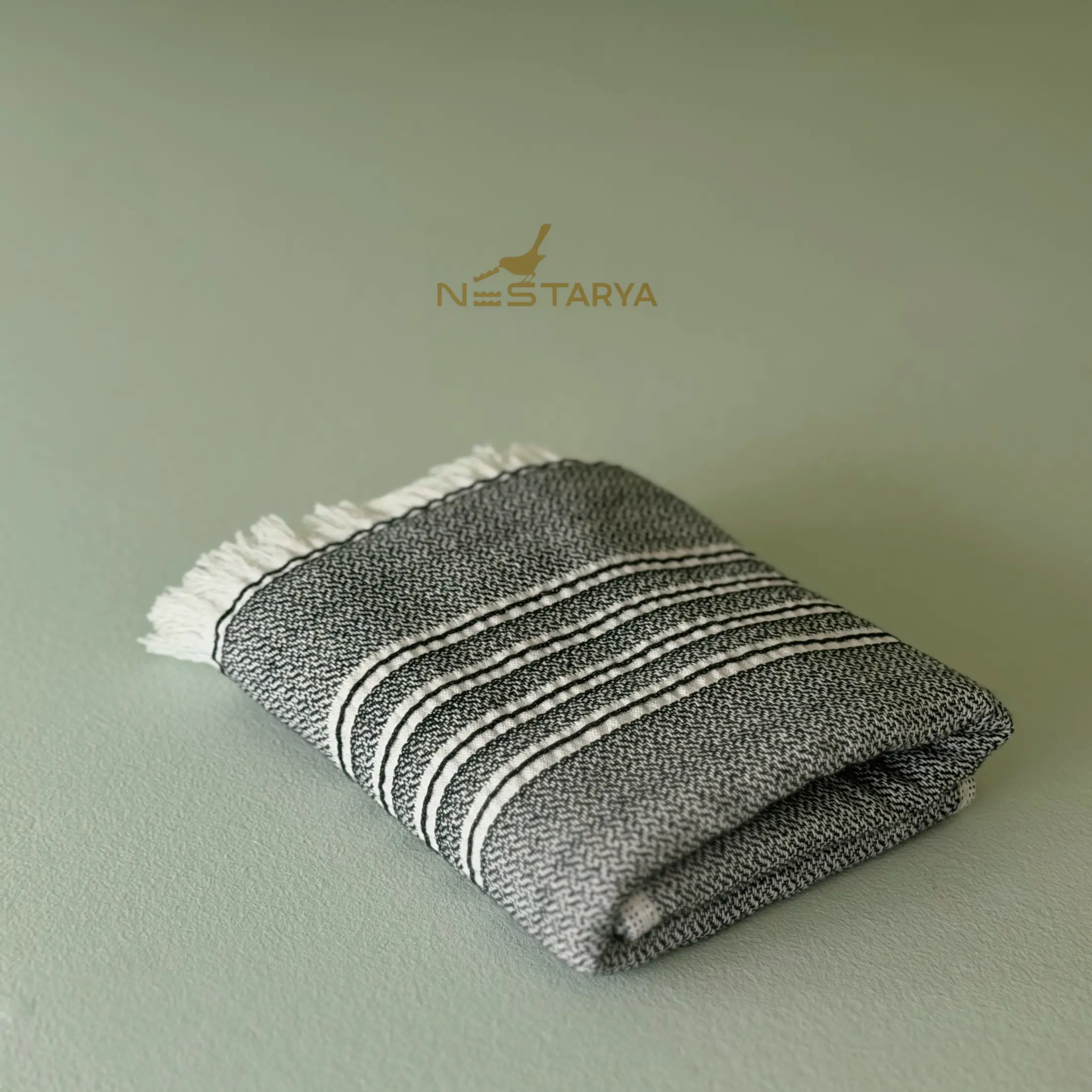 TMTF3444 دستمال آشپزخانه الیس مشکی برند اکوکتان