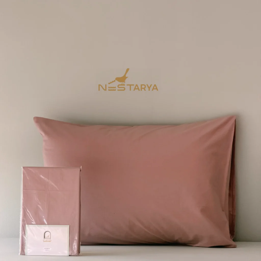 روبالشی ساده بژ برند نست