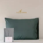 روبالشی ساده سبز تیره برند نست