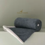 پتو تدی دونفره آبی تبره