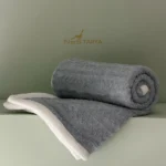پتو تدی دونفره طوسی روشن